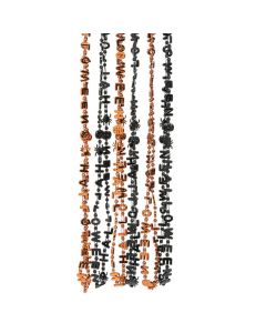 Metallic Halloween Bead Necklaces