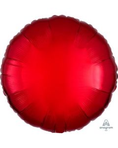 Metallic Red Circle Balloon