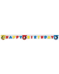 Mickey Super Cool Happy Birthday Banner
