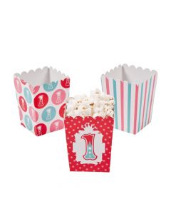 Mini 1st Birthday Circus Popcorn Boxes