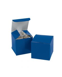 Mini Blue Favor Boxes