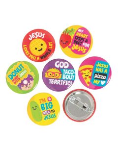 Mini Faith Food Buttons