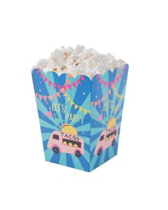 Mini Food Truck Party Popcorn Boxes