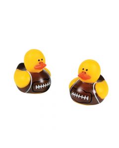 Mini Football Rubber Duckies
