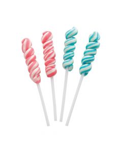 Mini Gender Reveal Twisty Lollipops