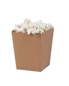 Mini Kraft Cardboard Popcorn Boxes