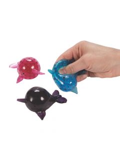 Mini Narwhal Water Bead Squeeze Toys