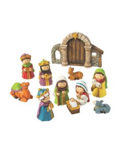 Mini Nativity Set Figures