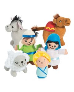 Mini Nativity Stuffed Character Set