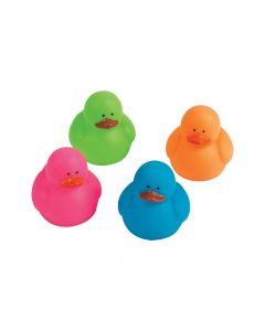 Mini Neon Rubber Duckies