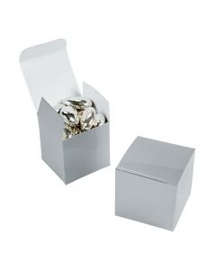 Mini Silver Gift Boxes