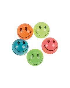 Mini Smile Face Bouncing Balls