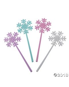 Mini Snowflake Wands
