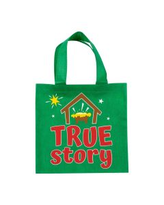 Mini True Story Christmas Tote Bags