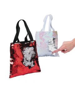 Mini Valentine's Day Flipping Sequins Tote Bags