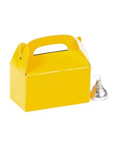 Mini Yellow Favor Boxes