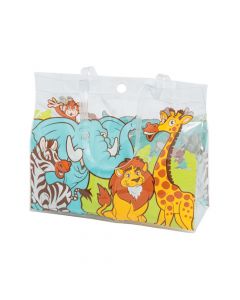 Mini Zoo Animal Clear Tote Bags
