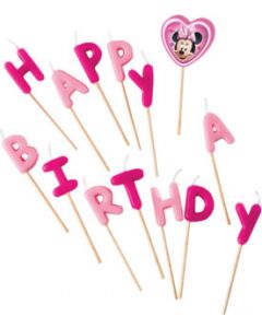 Minnie Happy Helpers Hbday Toothpick Candles