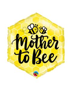 Mother to Bee Hexagon-Shaped 20" Mylar Balloon