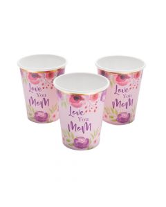 Mother’s Day Floral Paper Cups