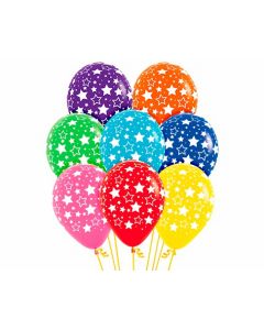Multicolored Star Balloons