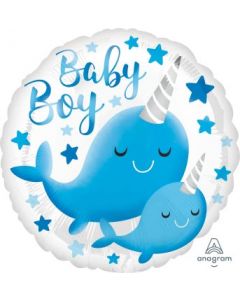 Narwhal Baby Boy Balloon
