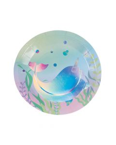 Narwhal Party Paper Dinner Plates