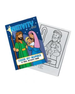 Nativity Color by Number Activity Book
