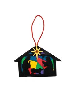 Nativity Silhouette Christmas Ornament Craft Kit