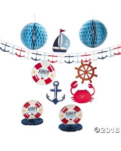 Nautical Baby Shower Decorating Kit
