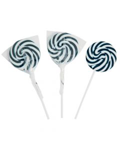 Navy Swirl Lollipops
