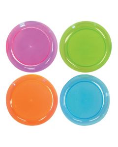 Neon Plastic Dinner Plates