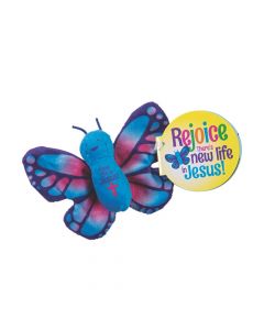 New Life in Jesus Stuffed Butterflies with Story