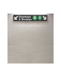New York City Subway Plastic Backdrop