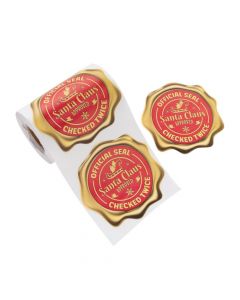 Official Santa Seal Stickers - 100 Pc.