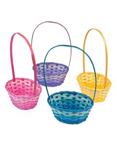 Ombre Bamboo Baskets