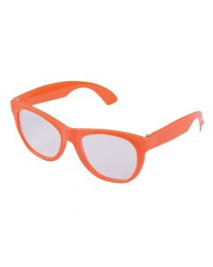 Orange Clear Lens Glasses