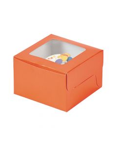 Orange Cupcake Boxes
