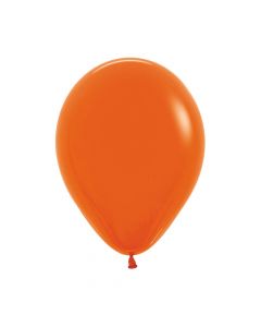 Orange Fashion Solid Balloons 12cm