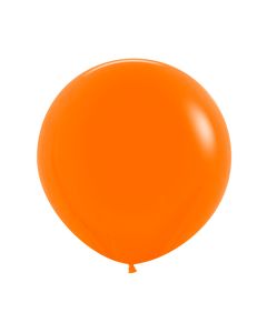 Orange Fashion Solid Balloons 61cm