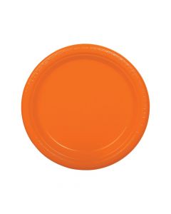 Orange Plastic Dinner Plates