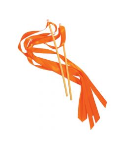 Orange Ribbon Wands