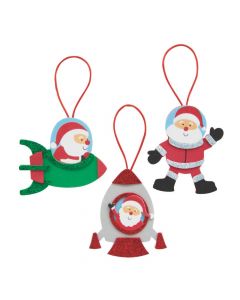 Outer Space Santa Ornament Craft Kit