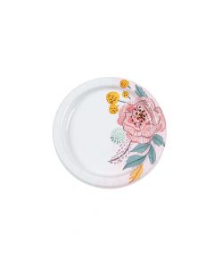 Painted Floral Paper Dessert Plates