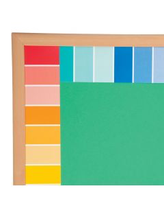Painted Palette Rainbow Paint Chip Border
