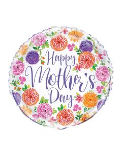 Painted Spring Floral Mother's Day Mylar Balloon