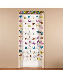 Paper Butterfly Hanging Door Curtain