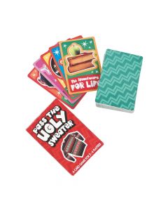 "pass the Ugly Sweater" Card Games