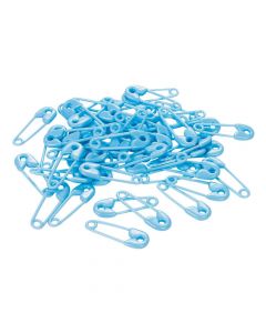 Pastel Blue Mini Safety Pin Favors