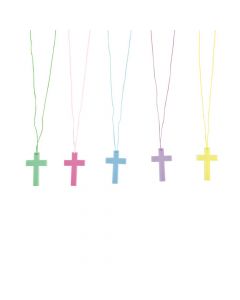 Pastel Cross Necklaces